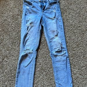 Garage ripped jeans